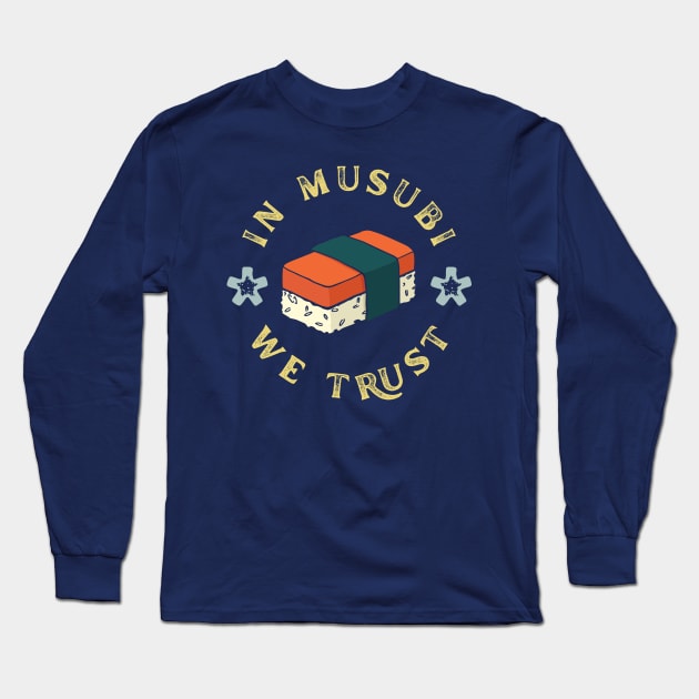 Funny Musubi Long Sleeve T-Shirt by Huhnerdieb Apparel